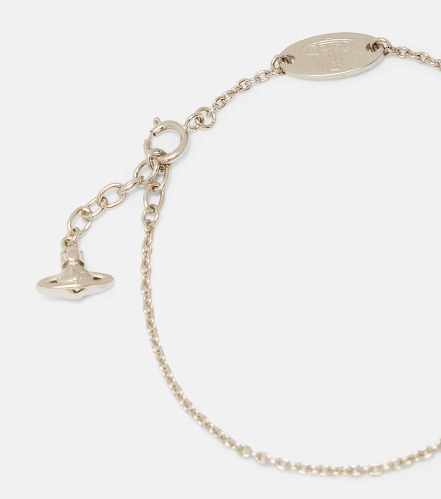 Vivienne Westwood Mare Orb Sterling Silver Bracelet In Silver