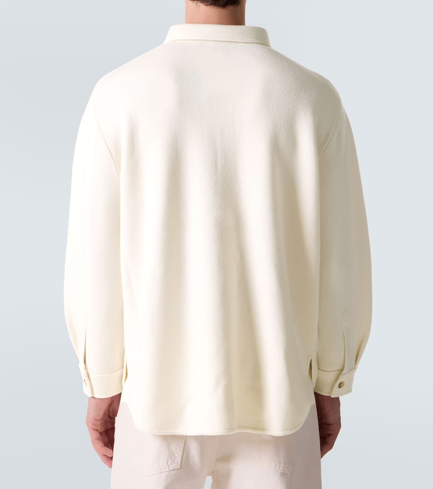 Arch4 Mr Young Cashmere Shirt In White