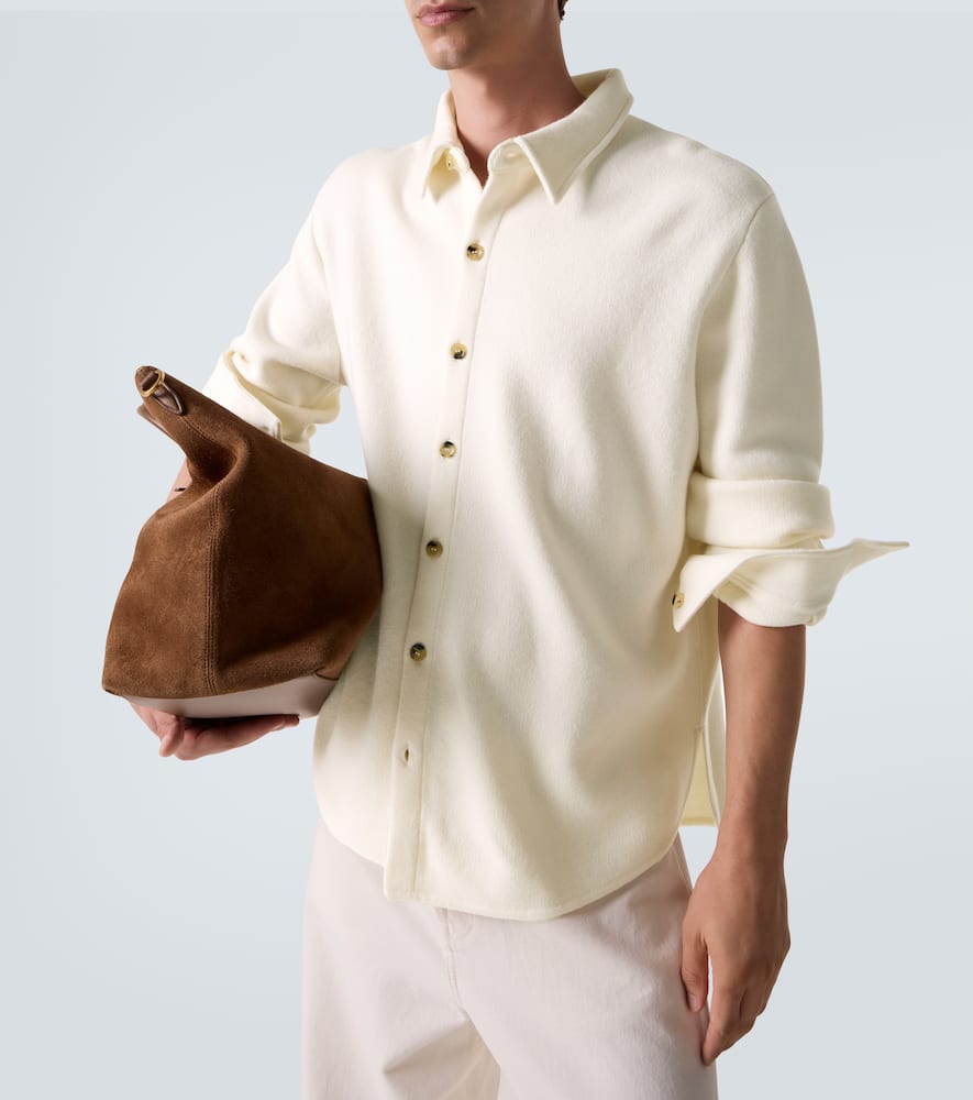 Arch4 Mr Young Cashmere Shirt In White