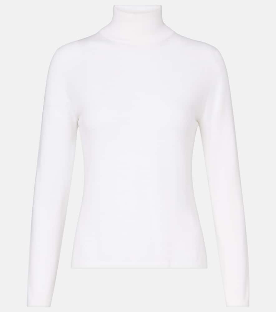 Max Mara Meana Cashmere Sweater In White