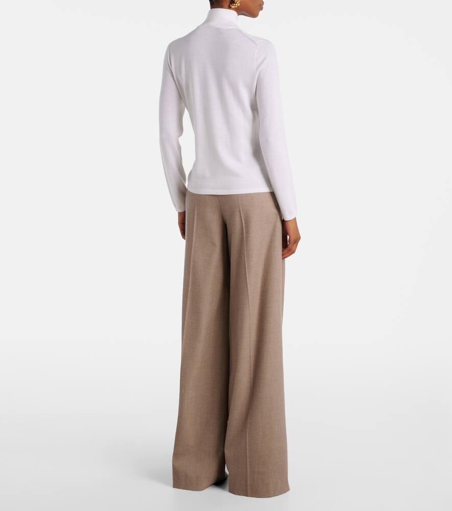 Max Mara Meana Cashmere Sweater In White