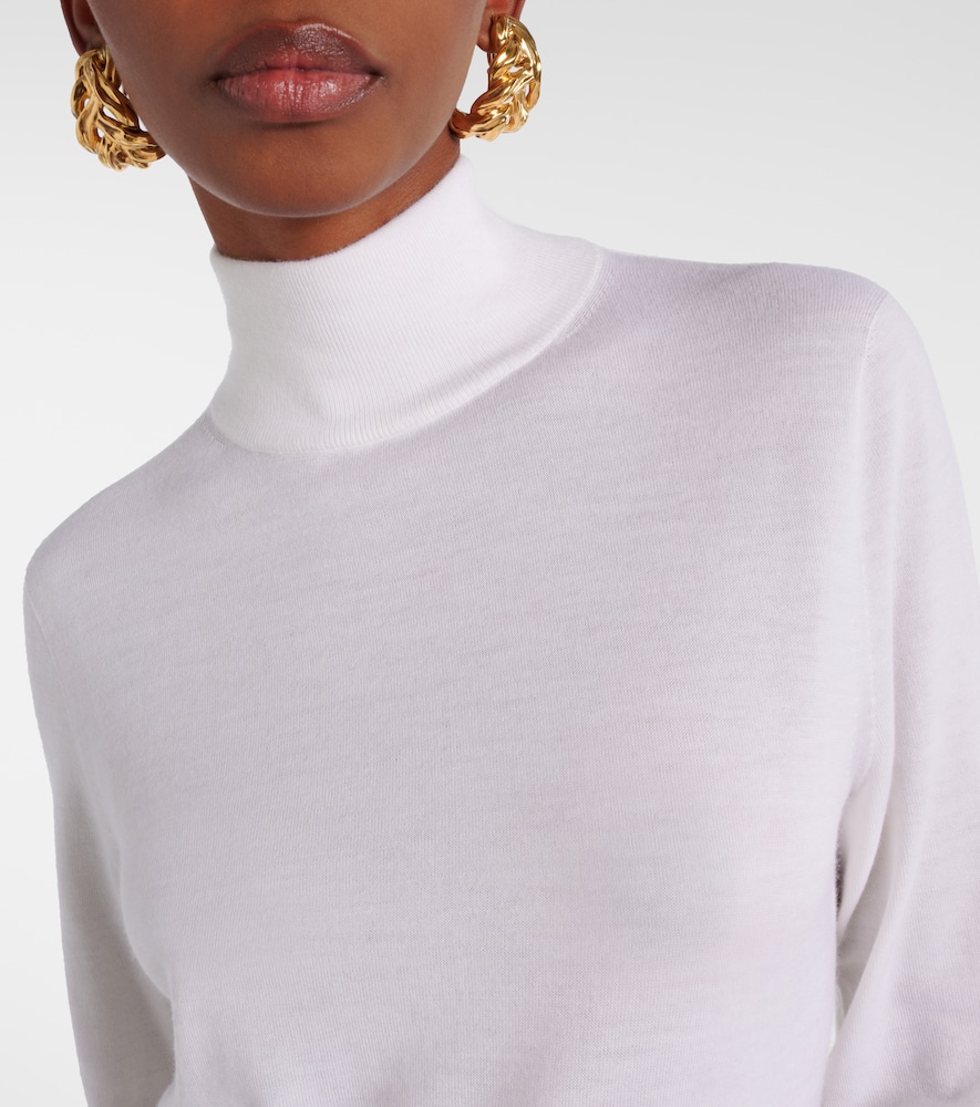 Max Mara Meana Cashmere Sweater In White