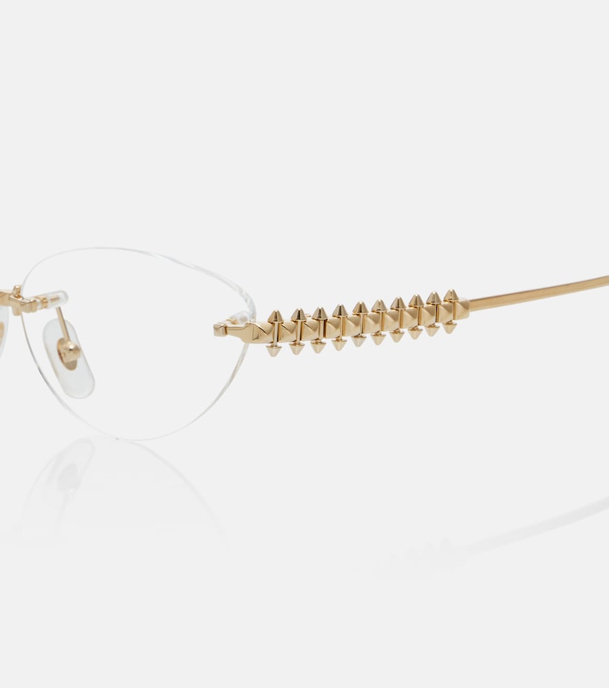  Cartier Eyewear Collection Cartier Eyewear Collection Clash De Cartier Cat-eye Glasses 