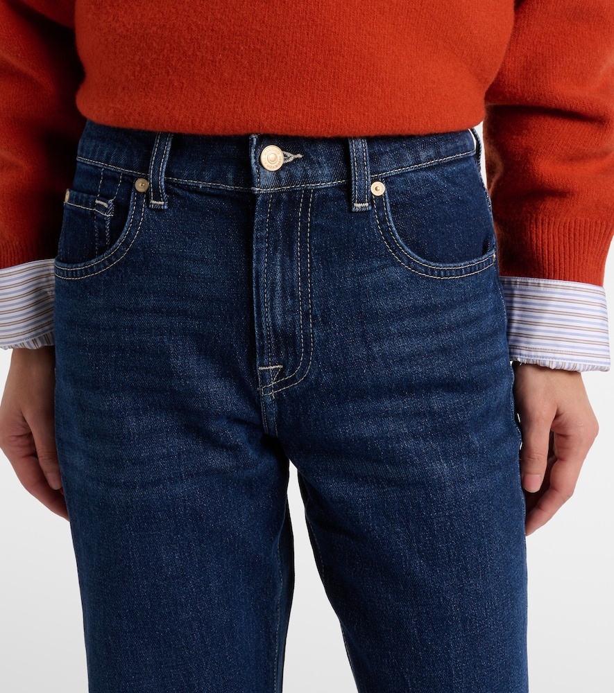 Tess High-Rise Straight Jeans