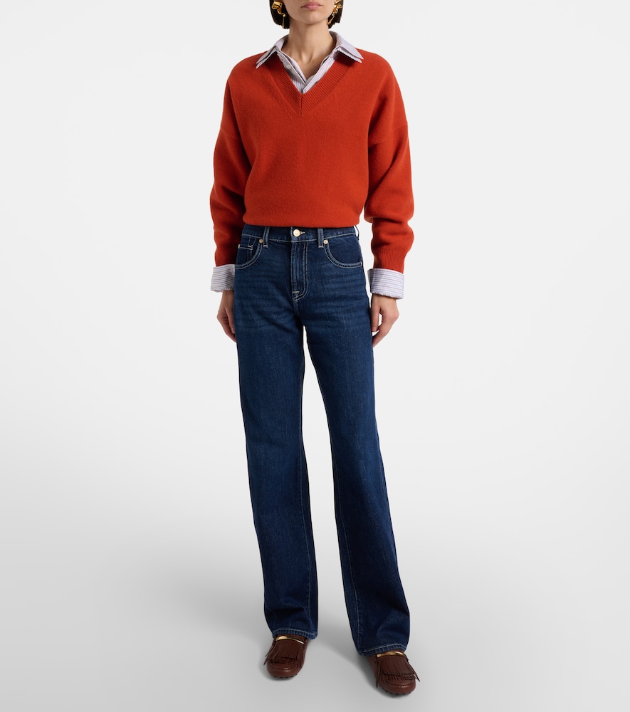 Tess High-Rise Straight Jeans