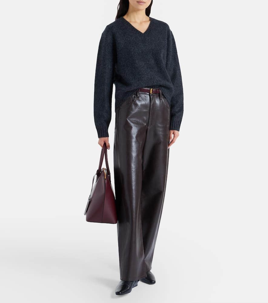 Dorothee Schumacher Fluffy Statements Wool And Cashmere Sweater In Gray