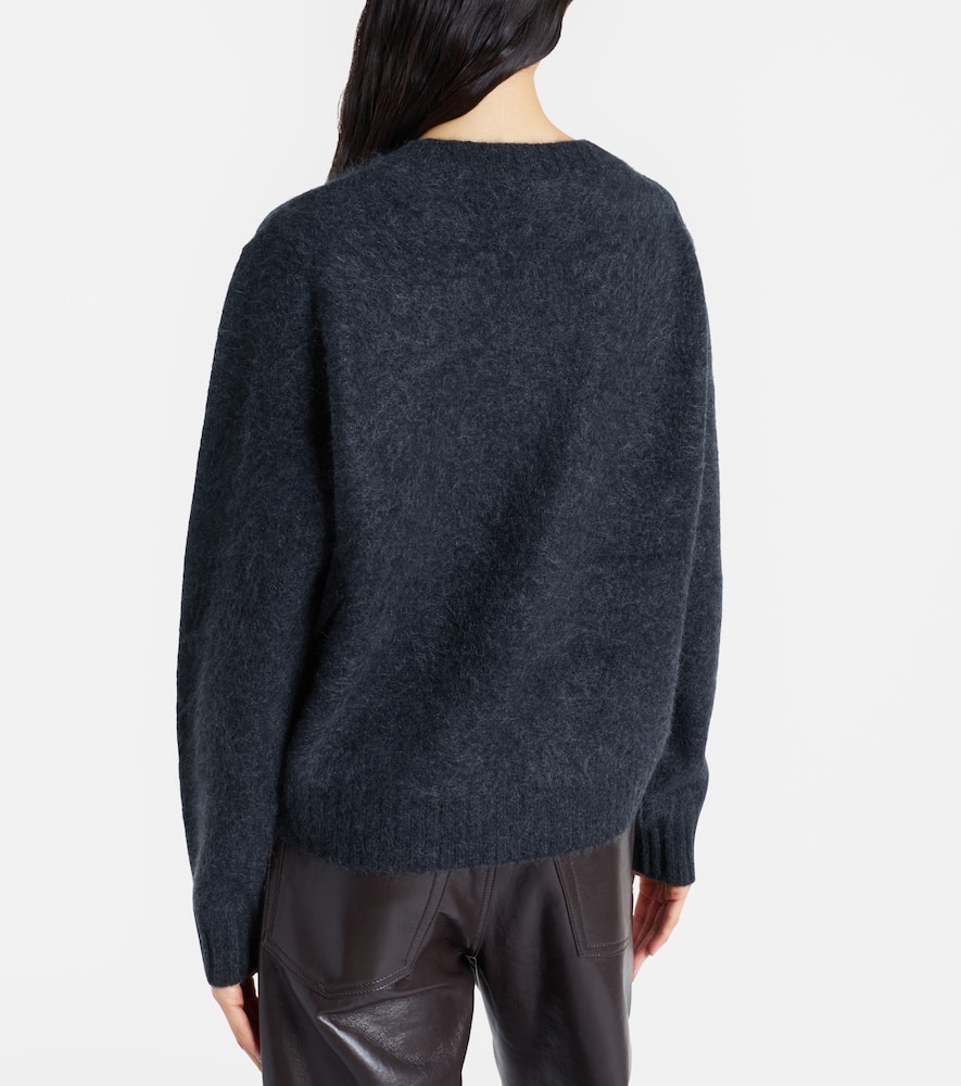 Dorothee Schumacher Fluffy Statements Wool And Cashmere Sweater In Gray