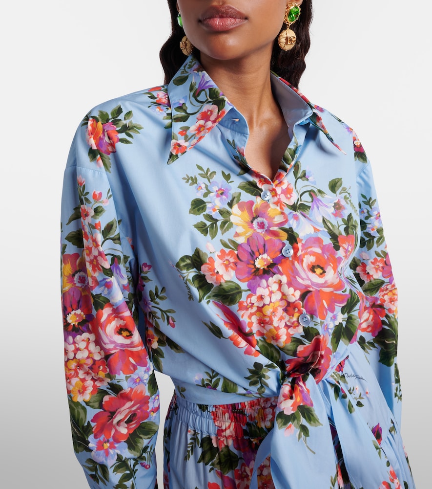  Dolce&gabbana Dolce&gabbana Cropped-hemd Aus Baumwolle 