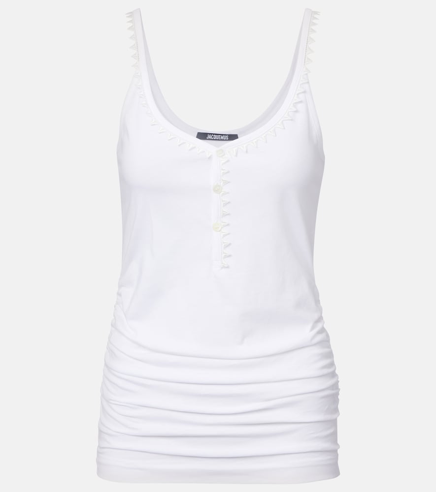 Jacquemus Clavela cotton tank top