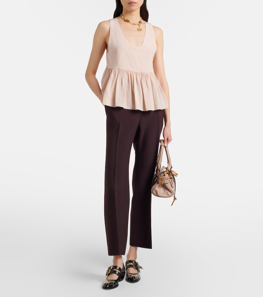 Chloé Susanna 40 Studded Leather Mary Jane Pumps
