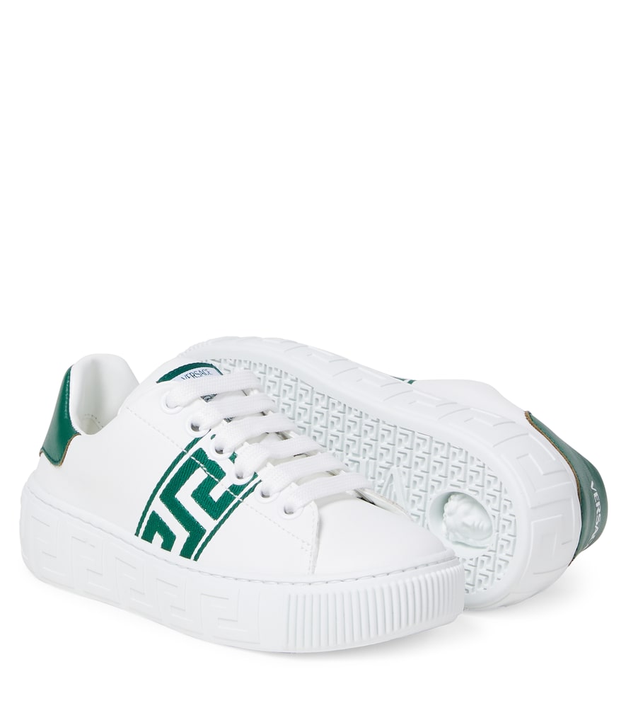  Versace Kids Versace Kids Bestickte Sneakers Greca 