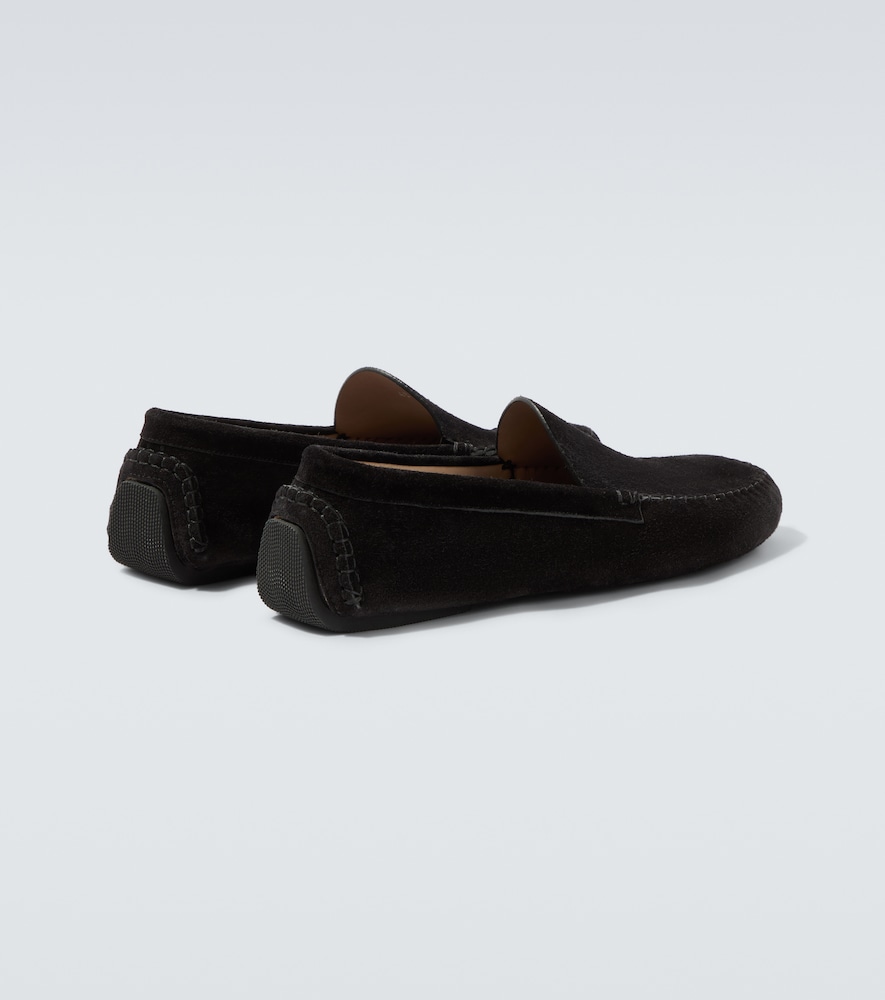  The Row The Row Slip-ons Lucca Aus Veloursleder 