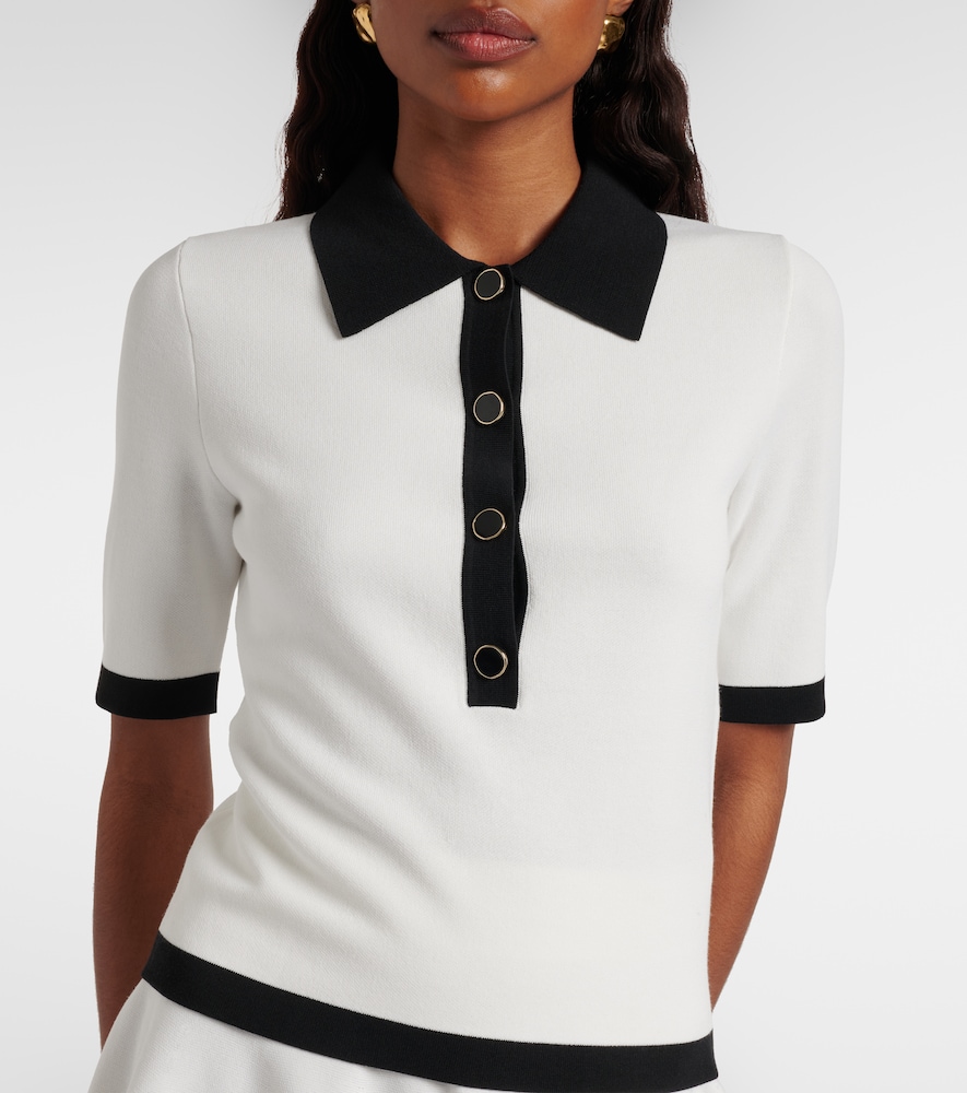  Nina Ricci Nina Ricci Polohemd Aus Rippstrick 