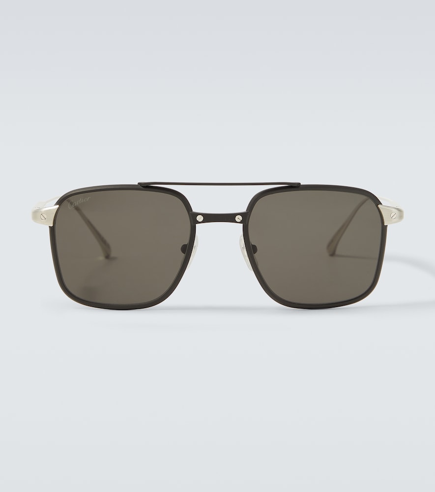 Cartier Eyewear Collection Santos De Cartier aviator sunglasses