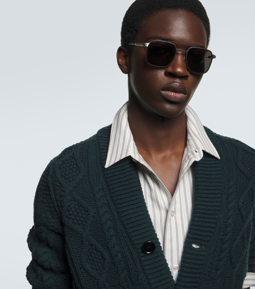  Cartier Eyewear Collection Cartier Eyewear Collection Aviator-sonnenbrille Santos De Cartier 