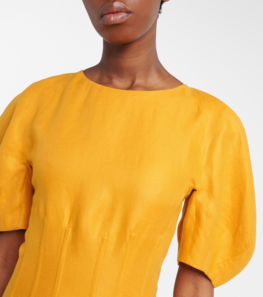  Gabriela Hearst Gabriela Hearst Maxikleid Ranya Aus Leinen-twill 