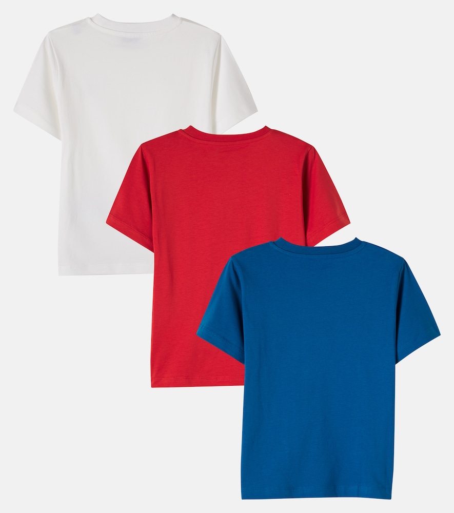  Moncler Enfant Moncler Enfant Set Of 3 Cotton Jersey T-shirts 