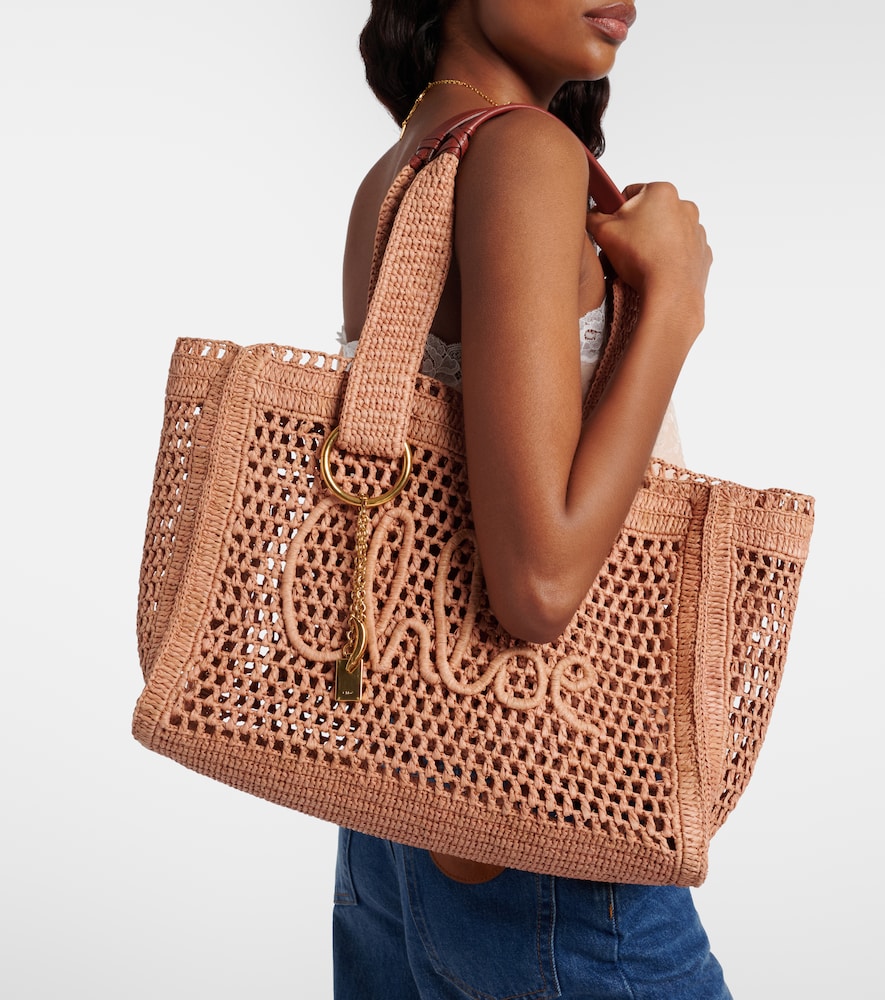 Summer Banana ラフィア トートバッグ