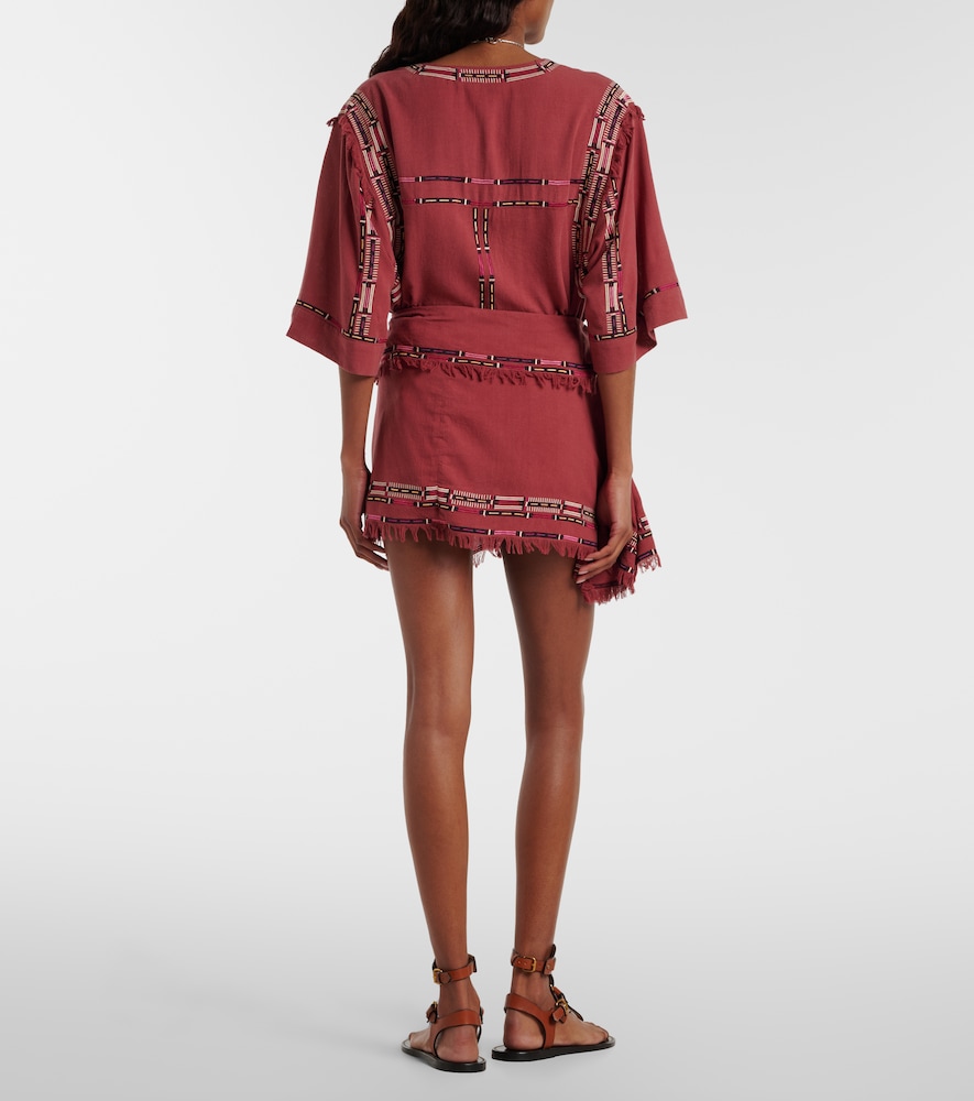  Isabel Marant Isabel Marant Bestickter Wickelrock Feriel Aus Seide 
