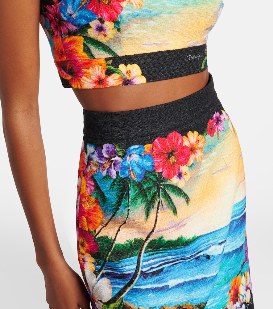  Dolce&gabbana Dolce&gabbana Printed Miniskirt 