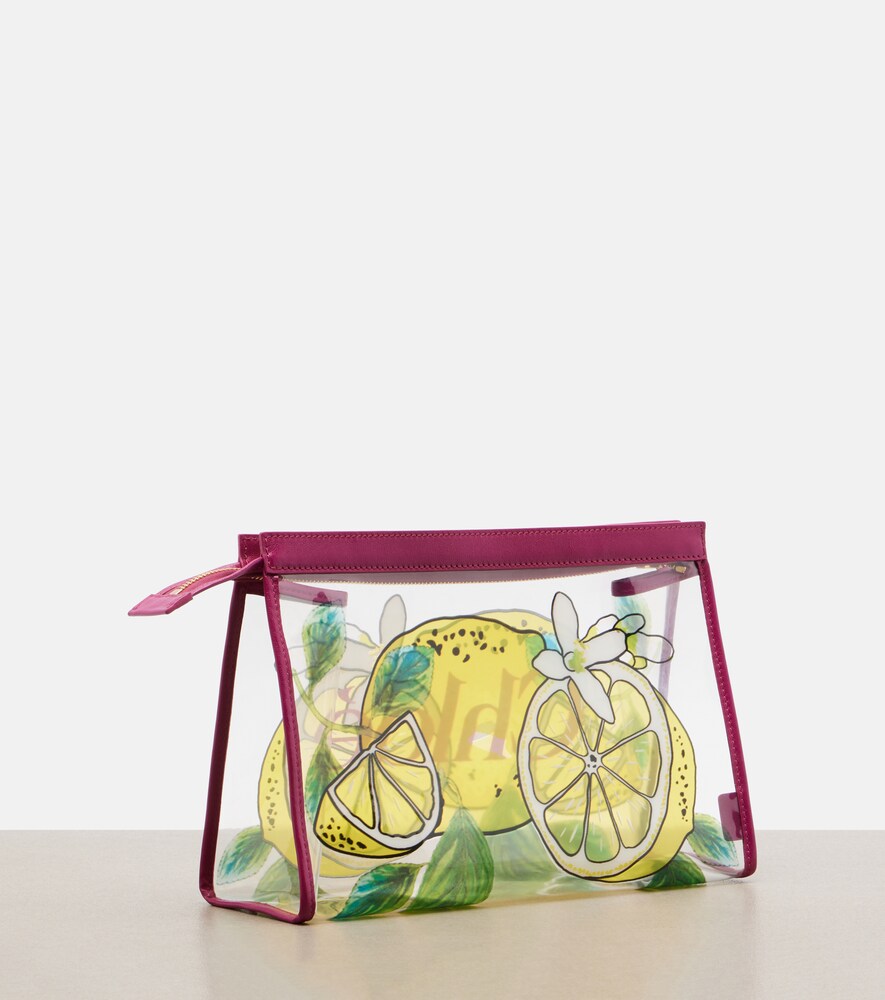 Chloe Chloã© Soleil Small Leather-trimmed Pouch 
