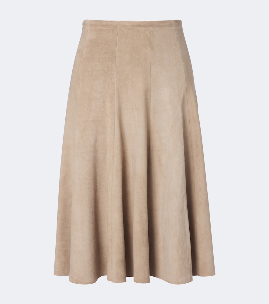Midirock Sabrina aus Veloursleder