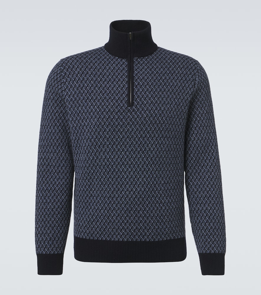 Pullover in cashmere, lana e seta