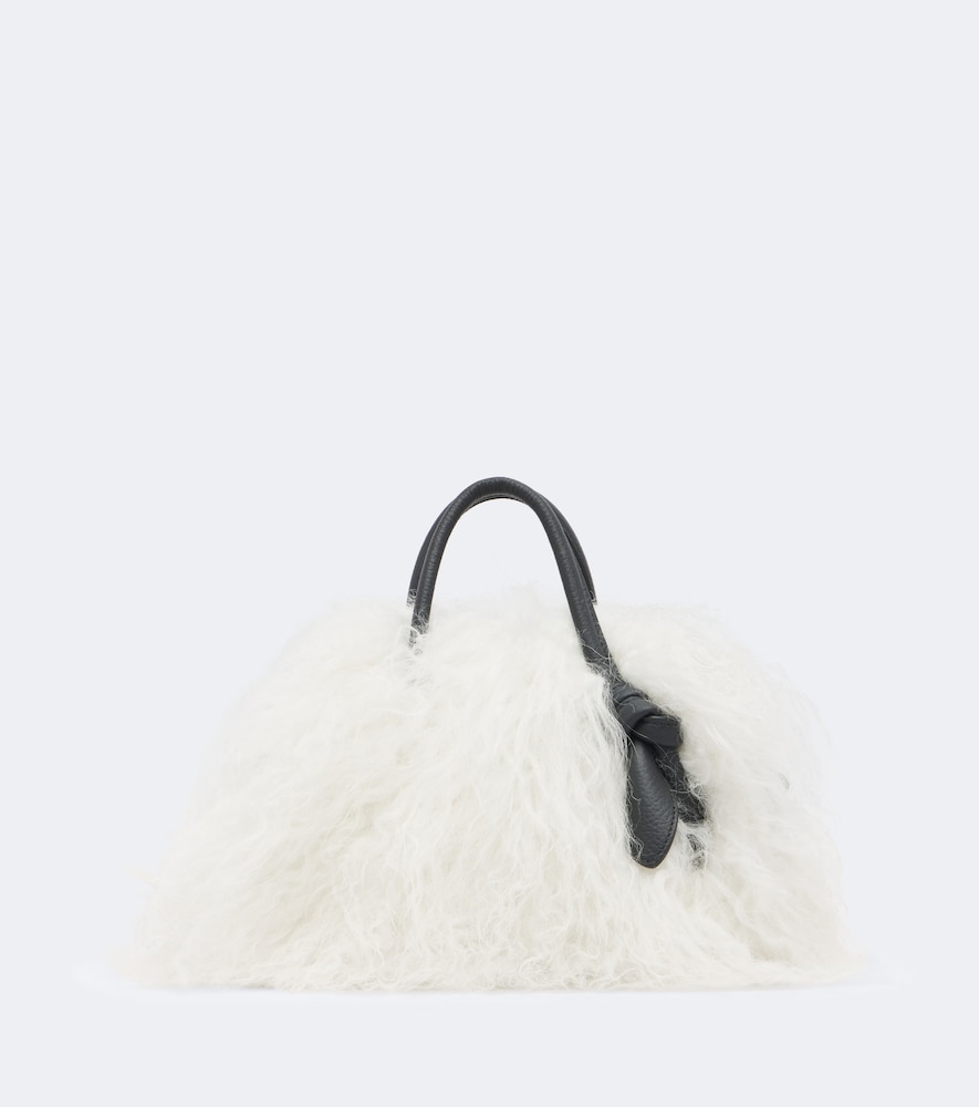 Bowling Bag Turismo Small aus Shearling
