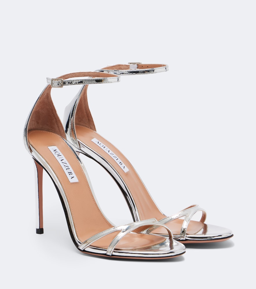 Sandali Nuda in pelle metallizzata