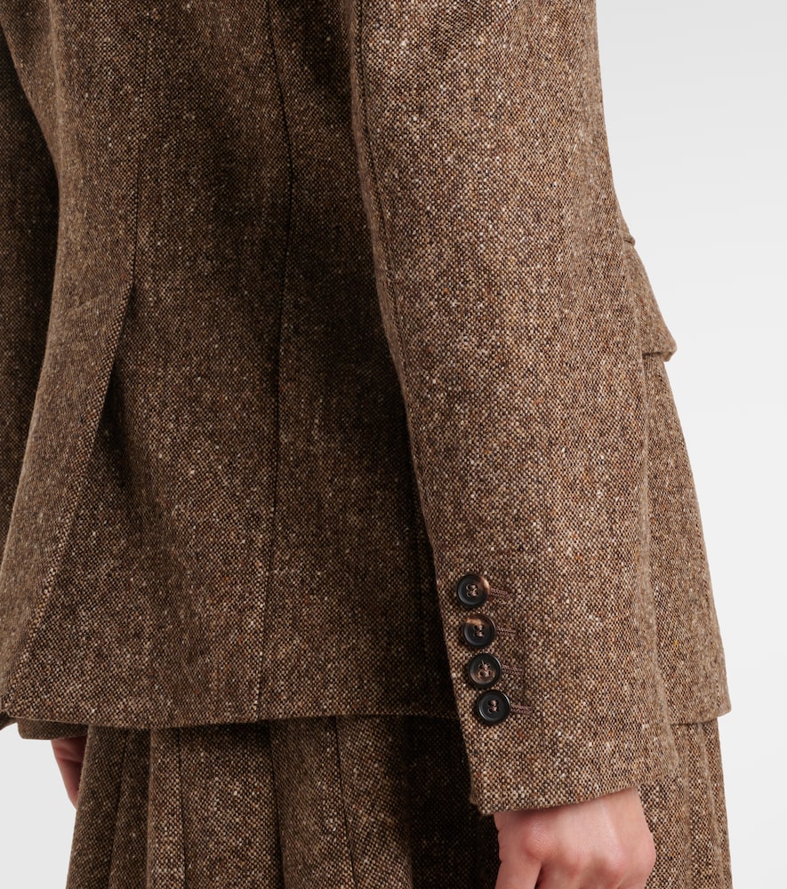 Brunello Cucinelli Double-breasted wool-blend jacket | Thumbnail 7 Brunello Cucinelli Double-breasted wool-blend jacket | Thumbnail 7