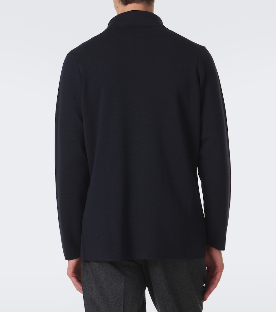 Knitted Wool Blazer