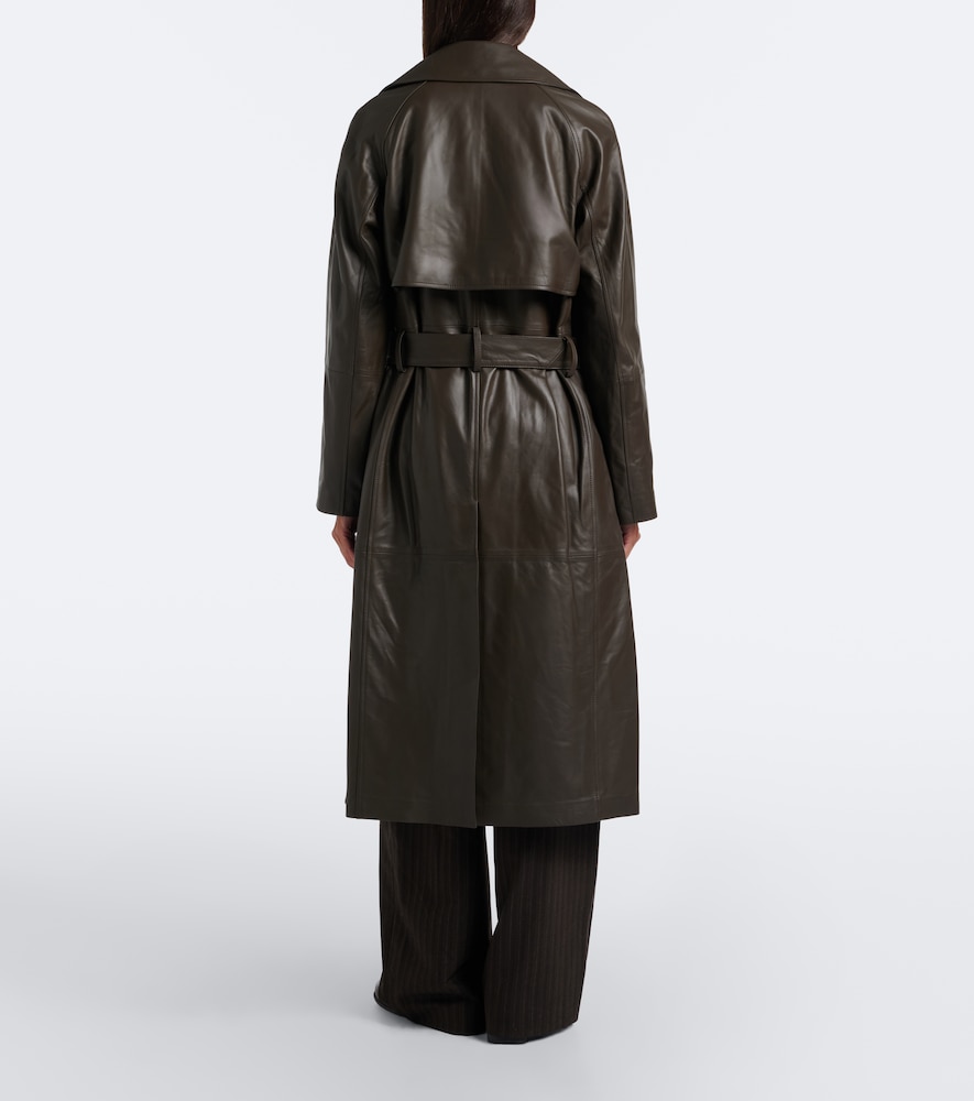 Leather Trench Coat