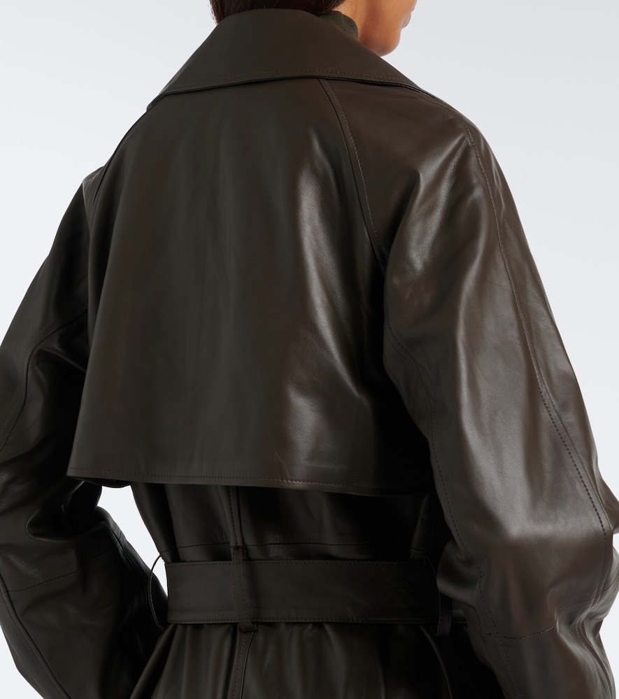Leather Trench Coat