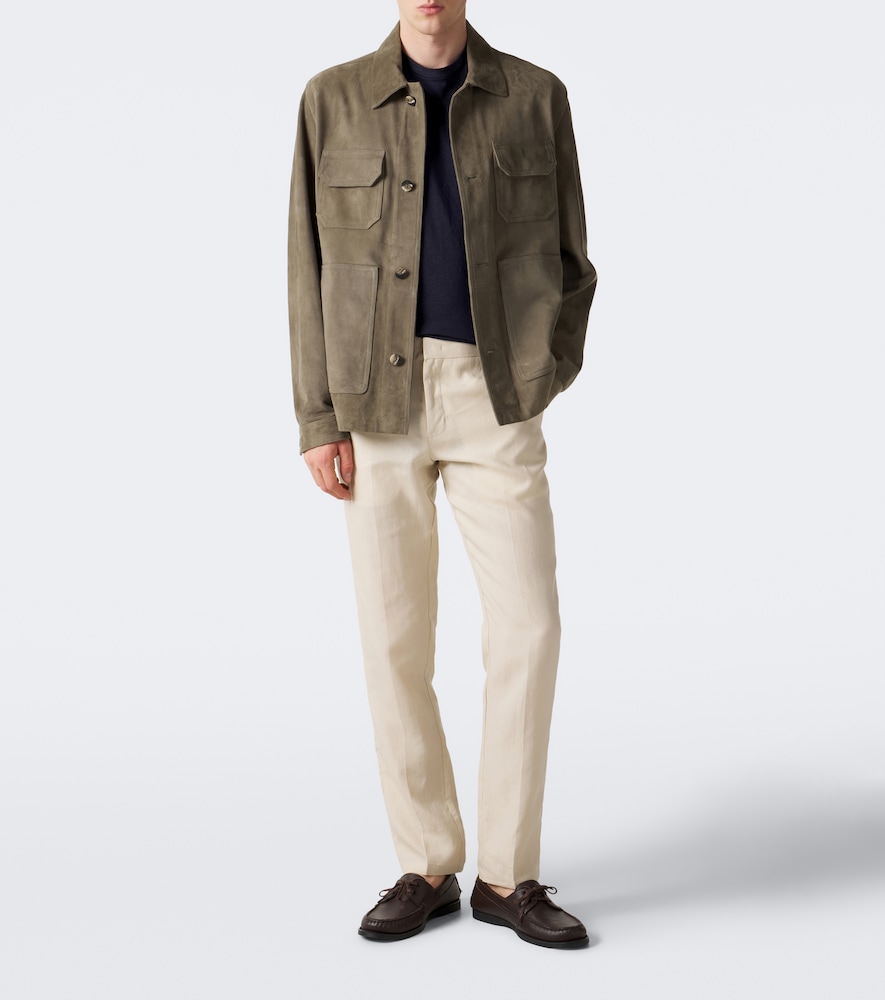 Giffon Linen Straight Pants