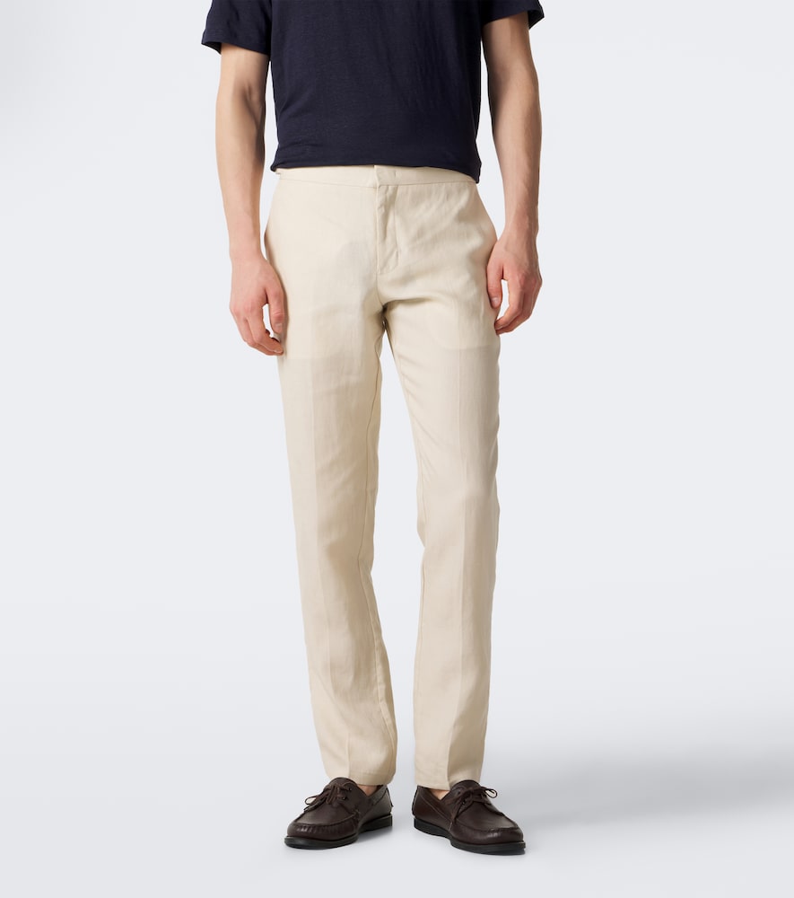 Giffon Linen Straight Pants
