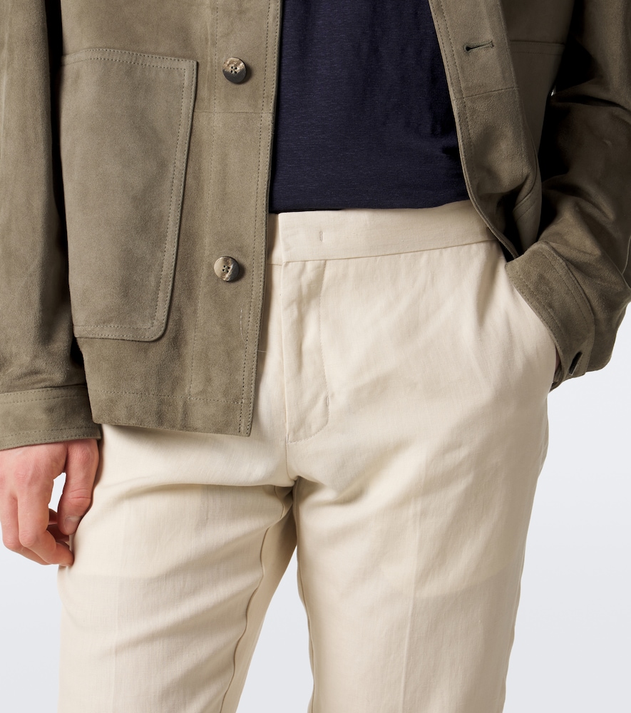 Giffon Linen Straight Pants