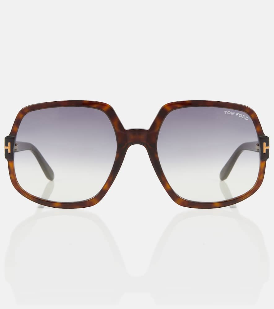 Oversized acetate sunglasses