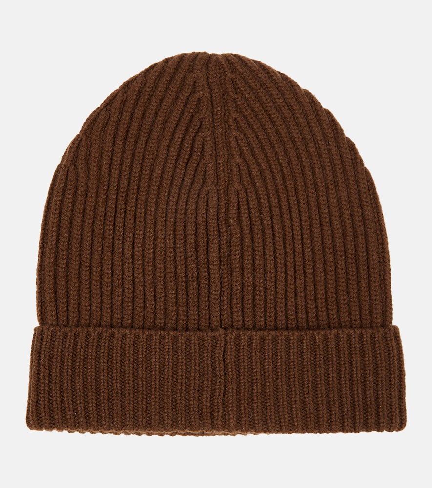 Wool and cashmere beanie