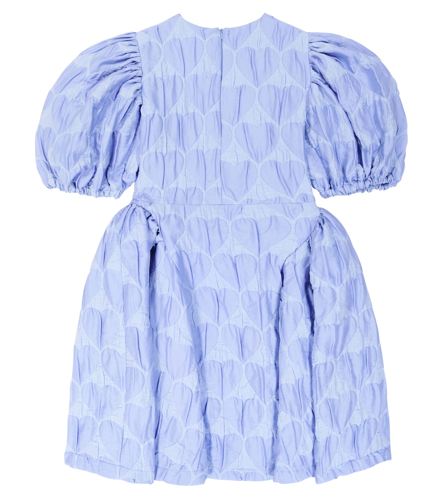 Caroline Bosmans Caroline Bosmans Balloon Sleeve  Tafetta Dress 