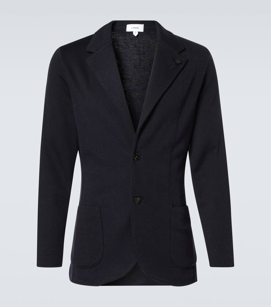 Lardini Wool, silk, and cashmere blazer
