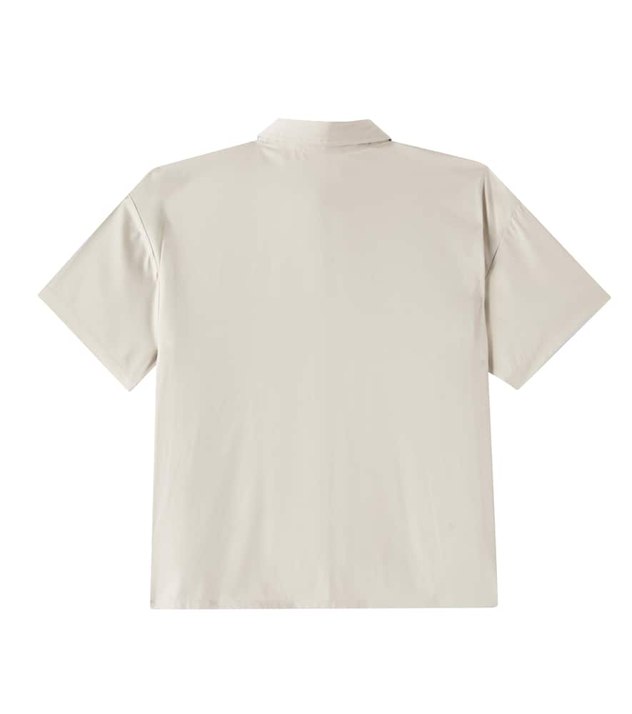 Dolce & Gabbana Hemd Dg Aus Gabardine In Beige