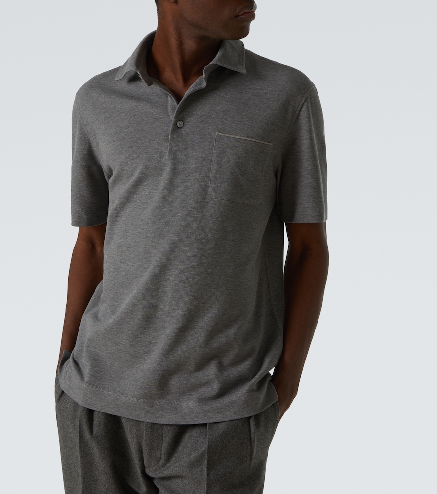  Zegna Zegna Polo De Algodón 
