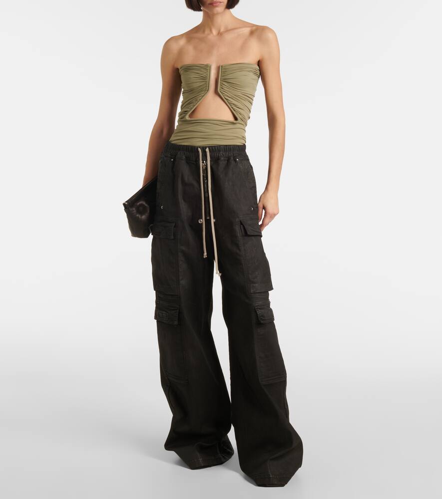 Rick Owens Top Hollywood Aus Jersey In Schwarz