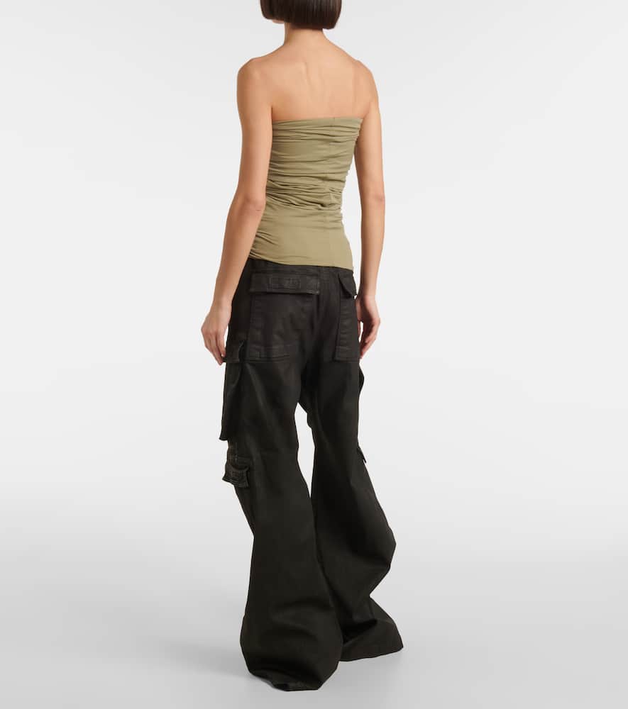 Rick Owens Top Hollywood Aus Jersey In Schwarz