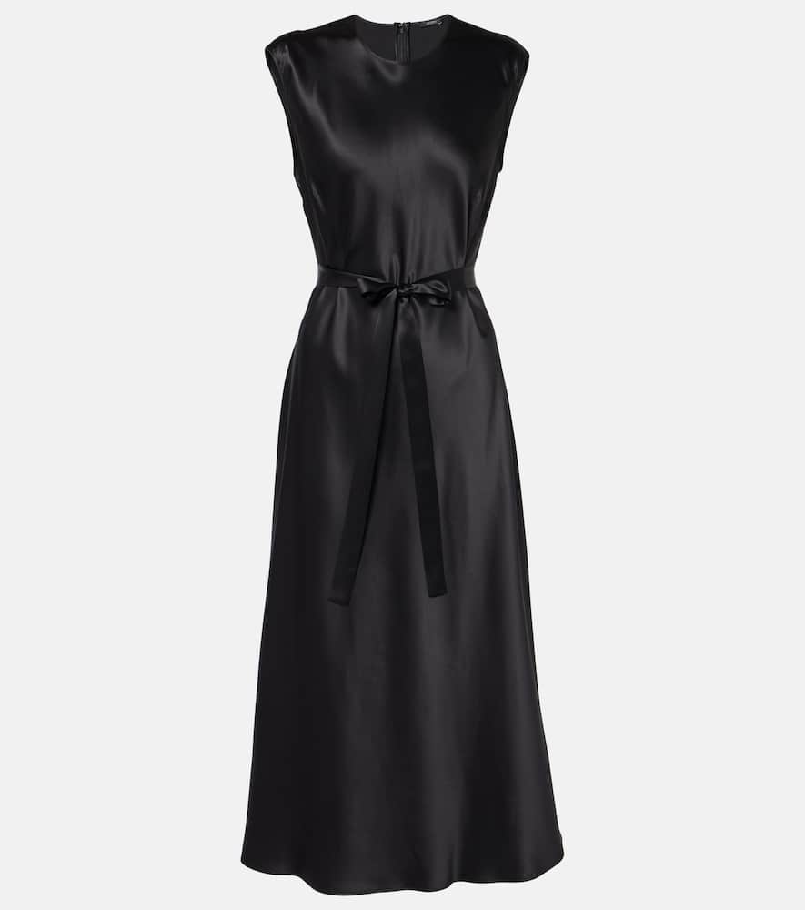 Garnier silk satin midi dress