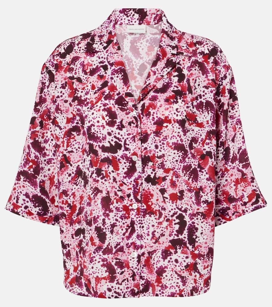 Dries Van Noten Printed Shirt In Multicoloured