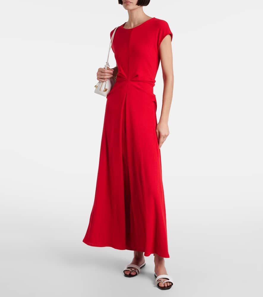 Tory Burch Leather Thong Sandals Metal Detail In Silver