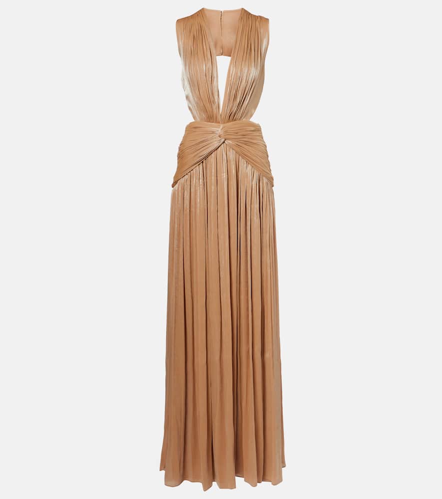 Silla cutout gathered gown