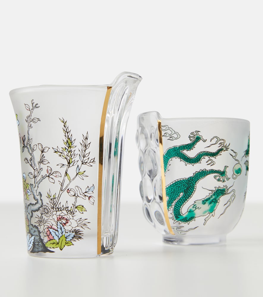  Seletti Seletti Set Hybrid Aglaura Aus Drei Gläsern 