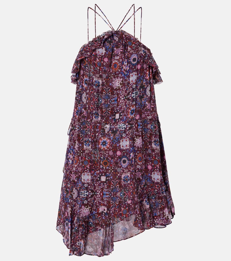 Betty floral halterneck minidress